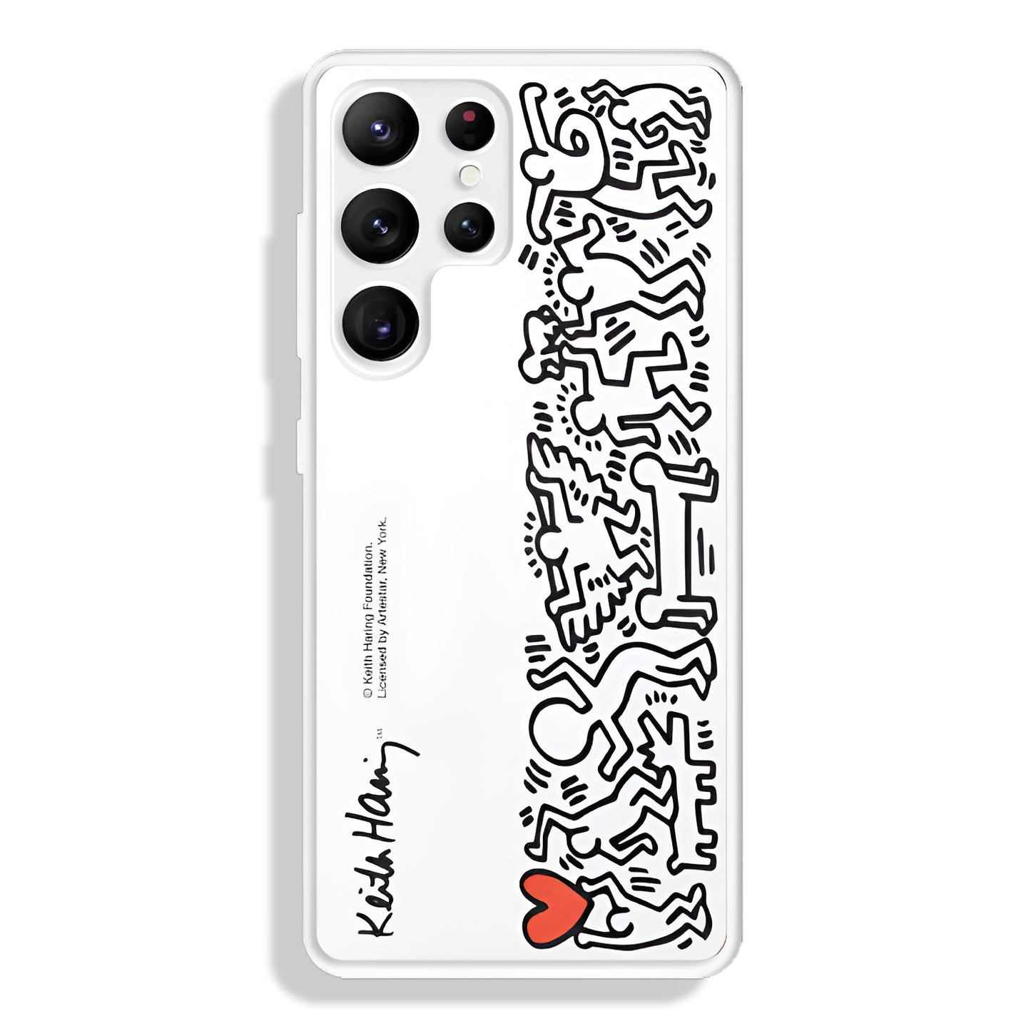 Galaxy S Series - Keith Haring Print Glass Case