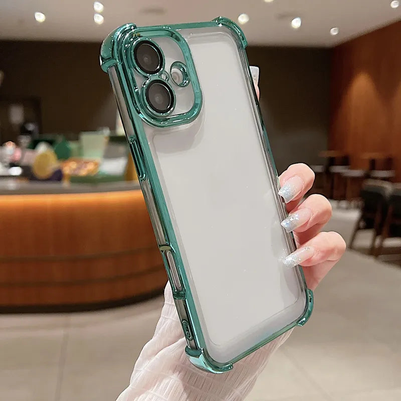 iPhone 16 Crystal Edge Transparent Bumper Case