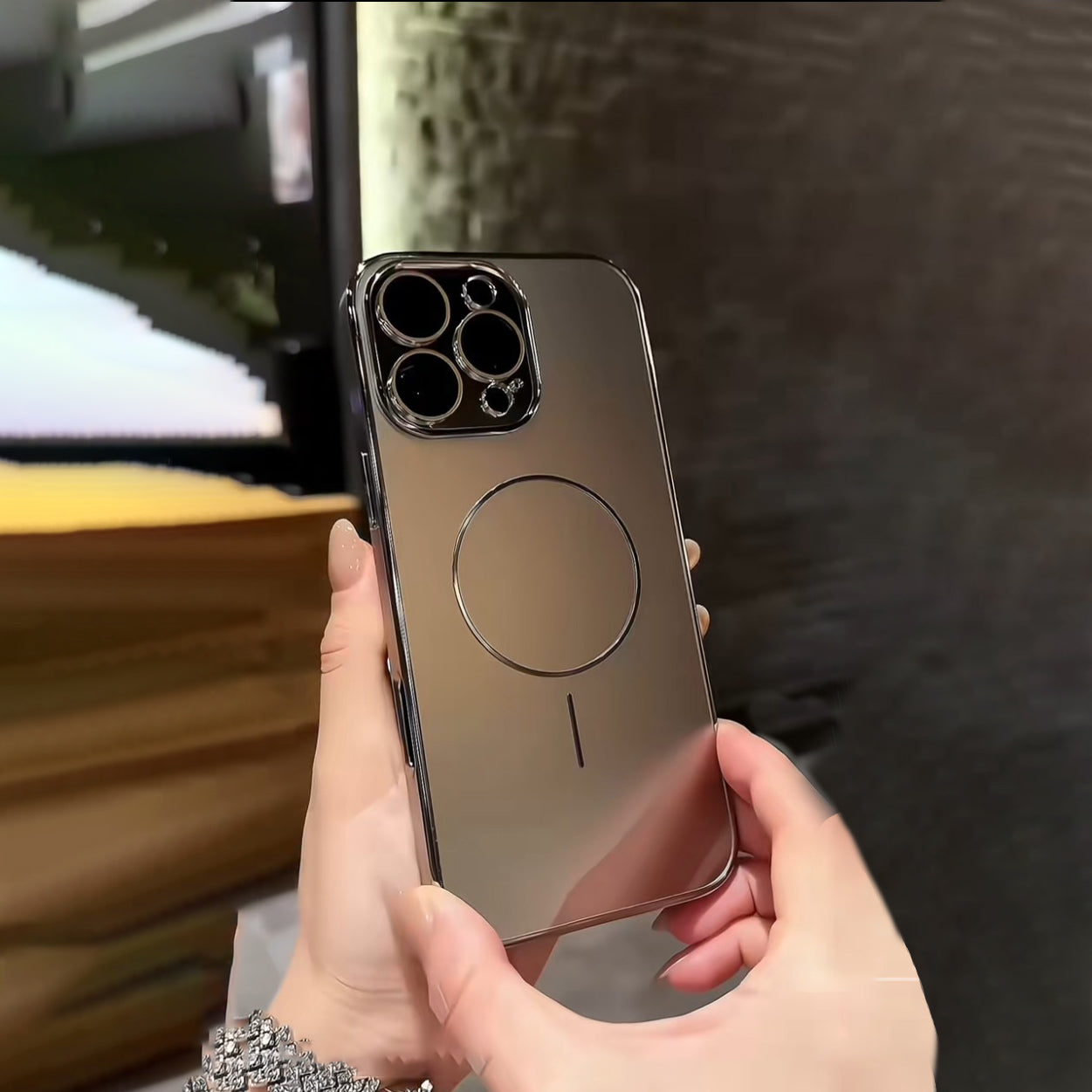 MagSafe Magnetic Plated Case