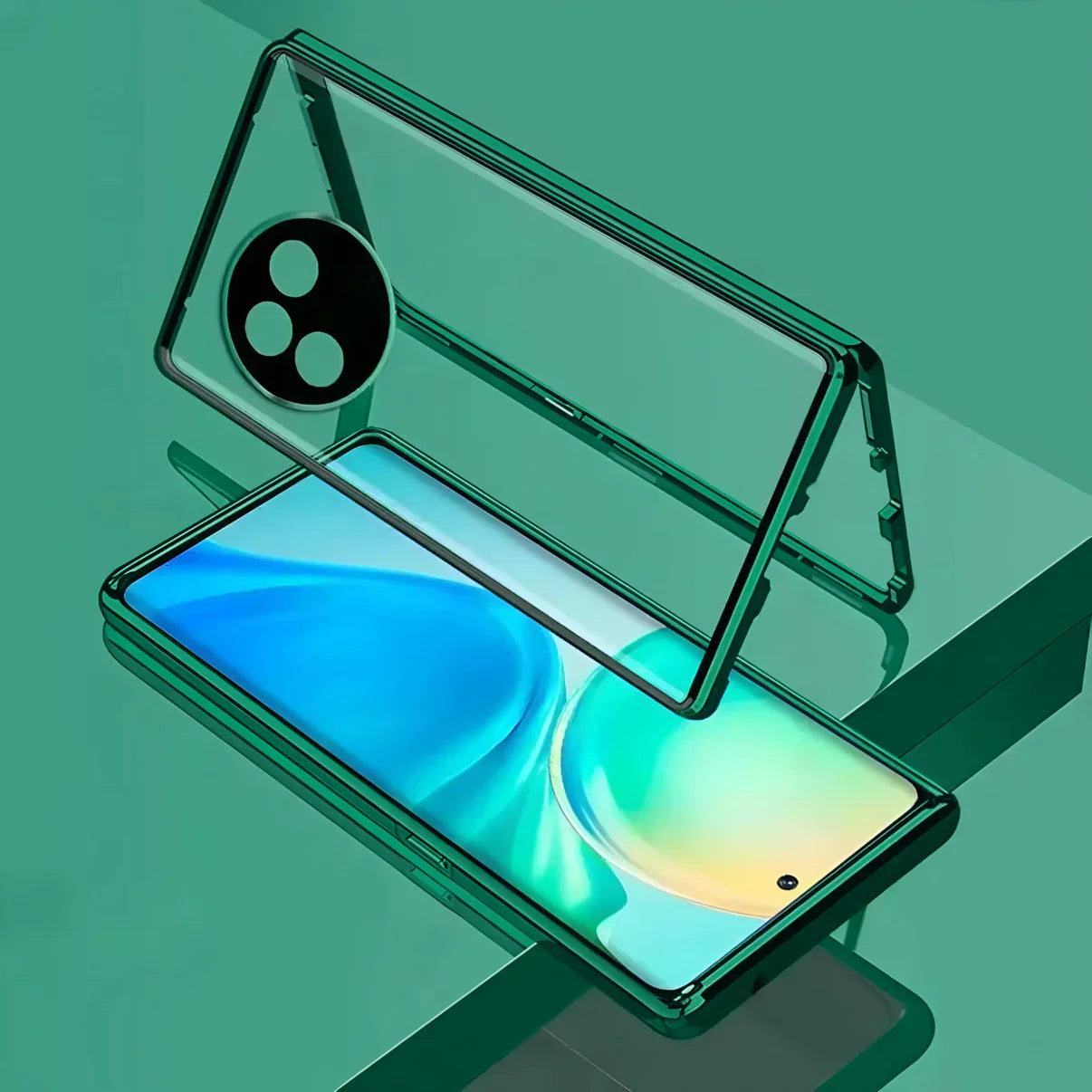 Vivo V30 Series Double Sided Magnetic Metal Frame Case