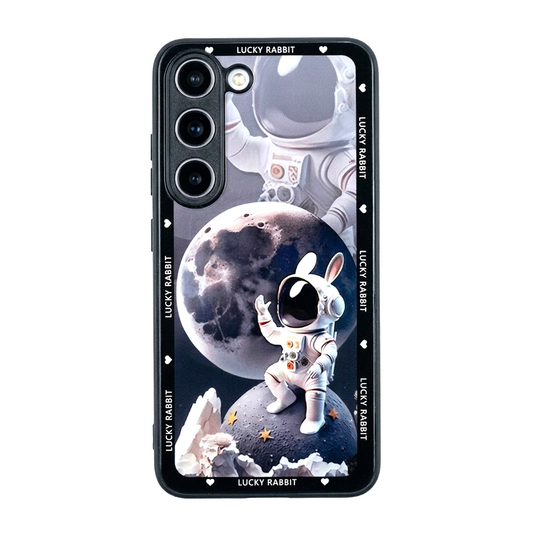Galaxy S23 Series- Astronaunt Glass Phone Case