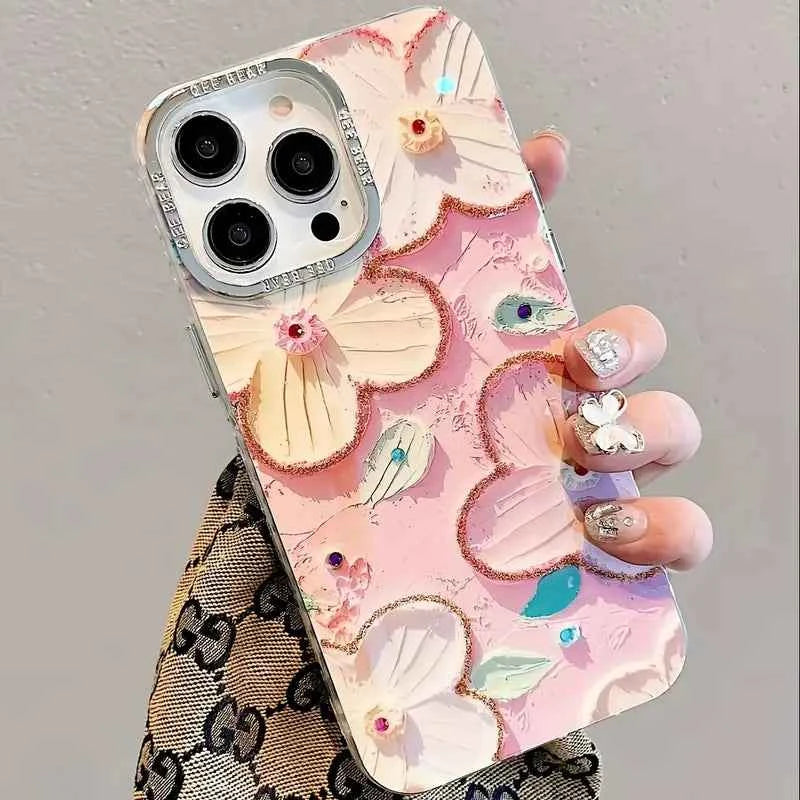 Oil Painting Floral Case - iPhone