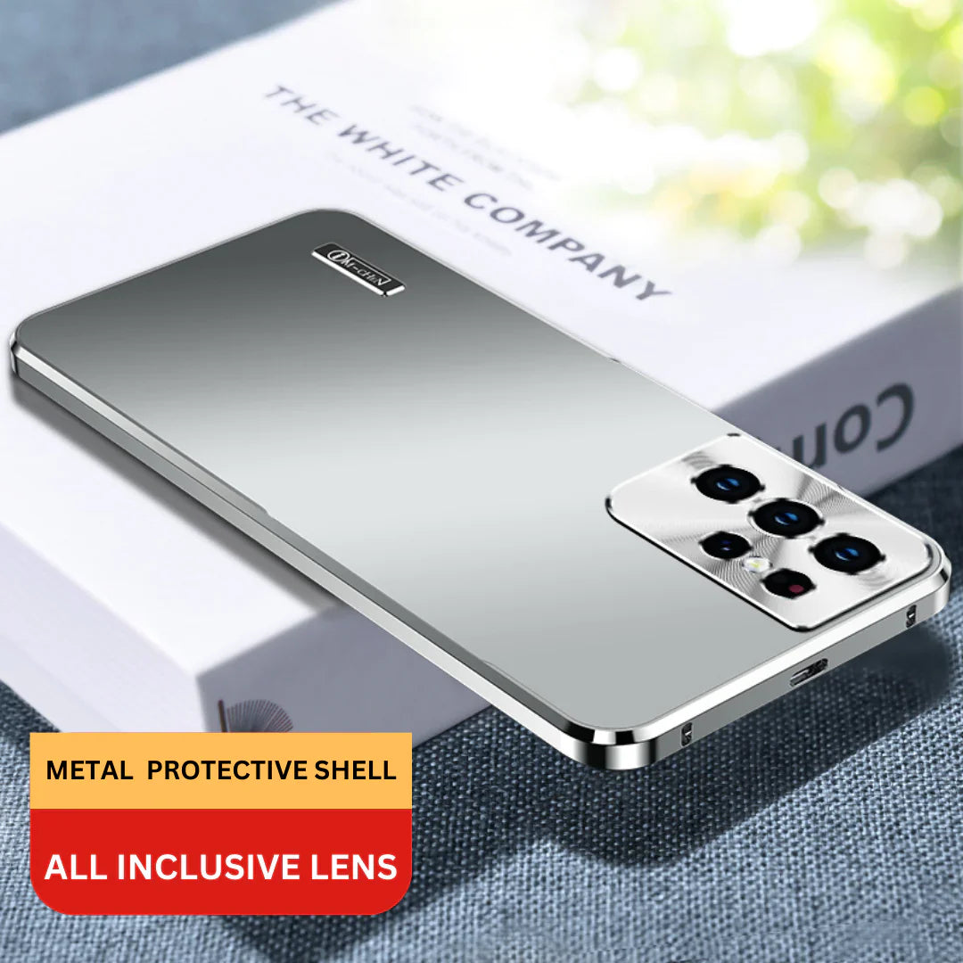 Galaxy S Series - Luxury Metal Straight Edge Case