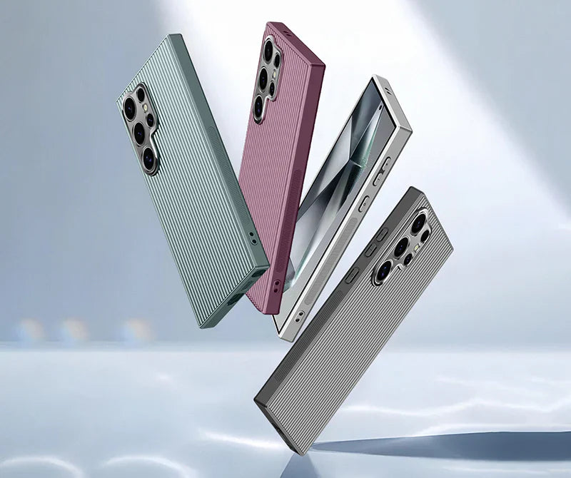 Galaxy S Series- Anti-Slip Striped Case