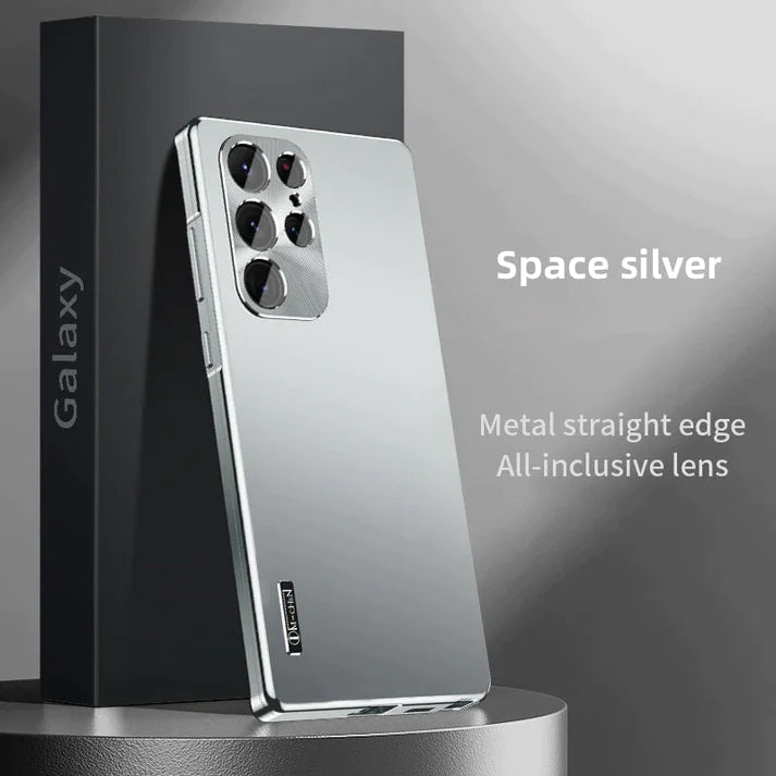 Galaxy S Series - Luxury Metal Straight Edge Case
