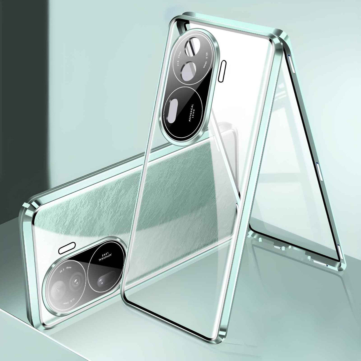 OPPO Reno11 Pro Double Sided Magnetic Metal Frame Case