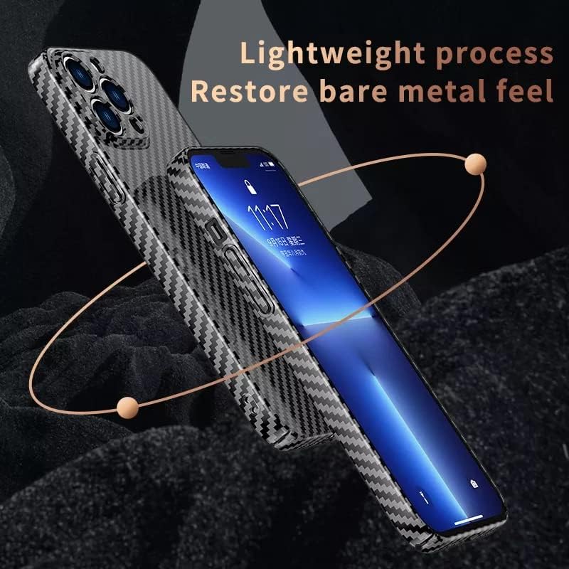 iPhone 14 Pro Max - Ultra Thin Carbon Fiber Texture Case
