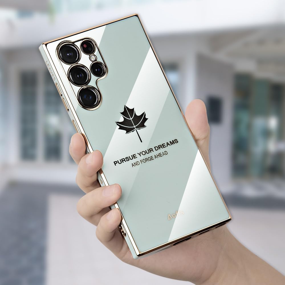 Electroplated Maple Leaf Case - Samsung