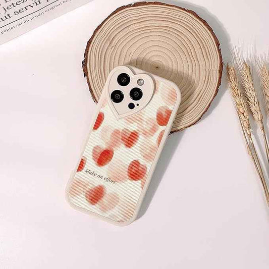 Watercolor Heart Case