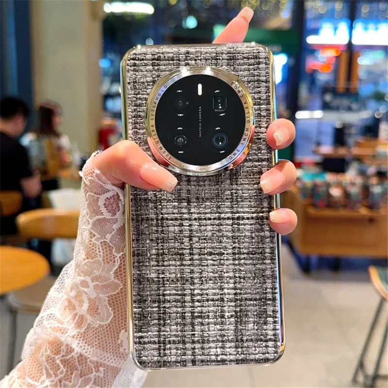 Retro Knitted Woven Fabric Case