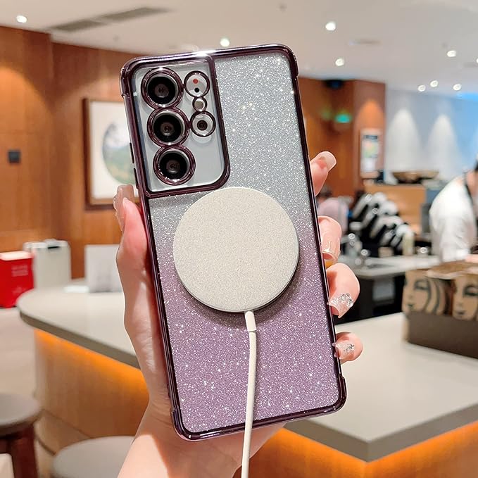 Galaxy S21 Series - Luxury Glitter Magsafe Case