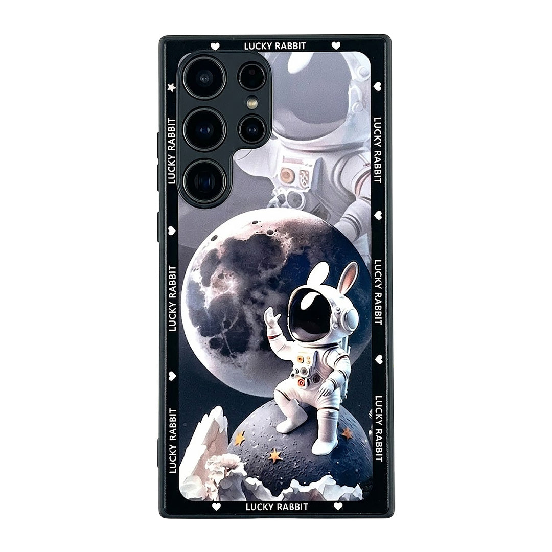 Galaxy S23 Series- Astronaunt Glass Phone Case