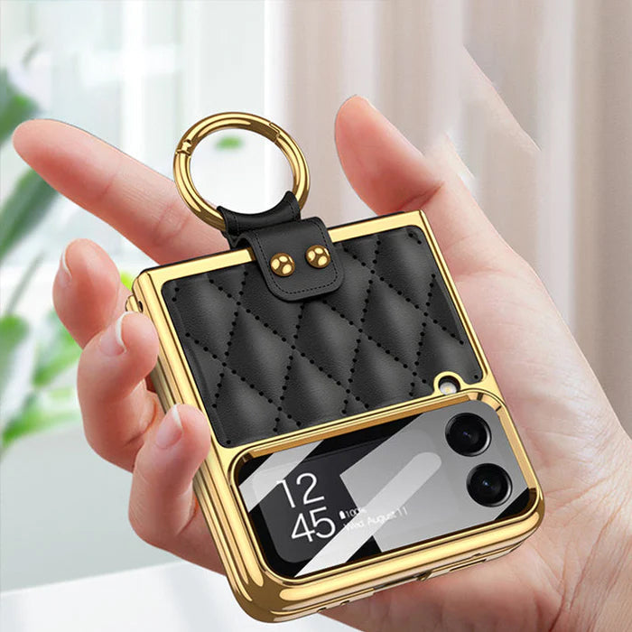 Galaxy Z Flip Series - Luxury Leather Case