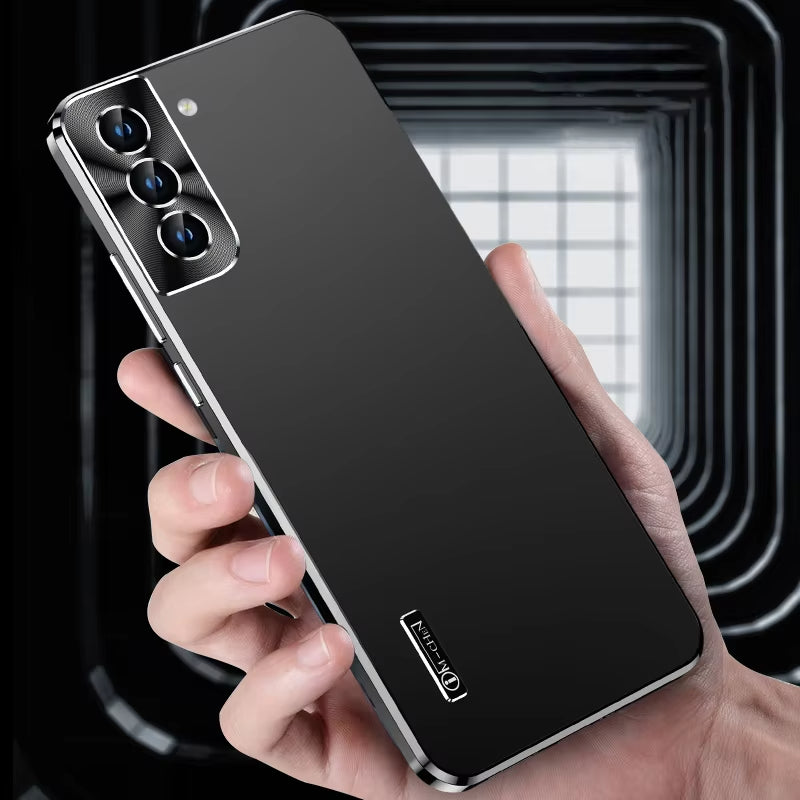 Galaxy S Series - Luxury Metal Straight Edge Case