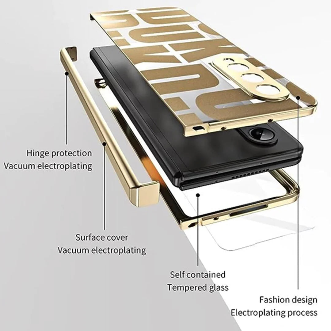 Galaxy Z Fold Series - Luxury Plating Protective Case