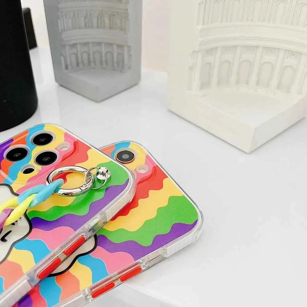 Rainbow Case with Chain Bracelet