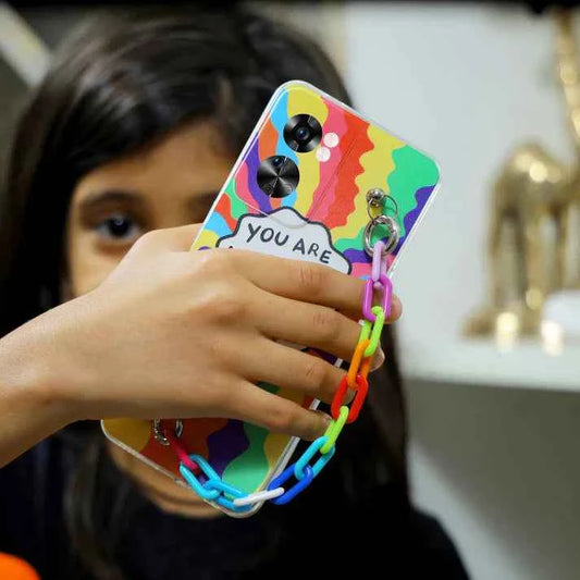 OnePlus - Rainbow Case with Chain Bracelet