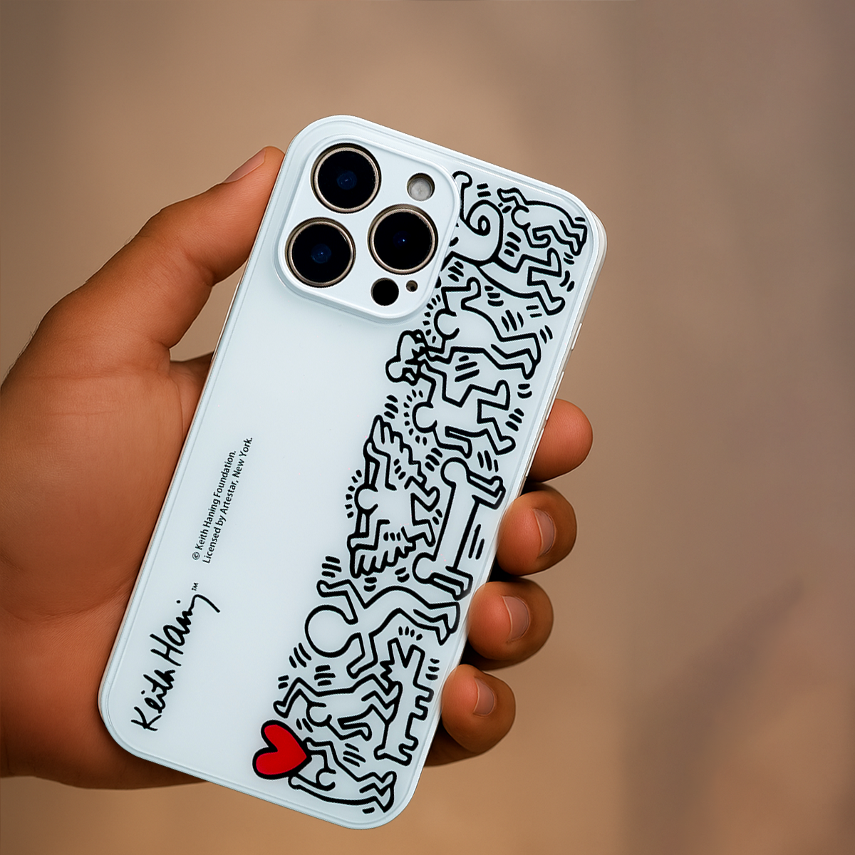 iPhone - Keith Haring Print Glass Case