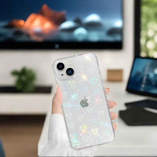 Laser Love Heart Case - iPhone