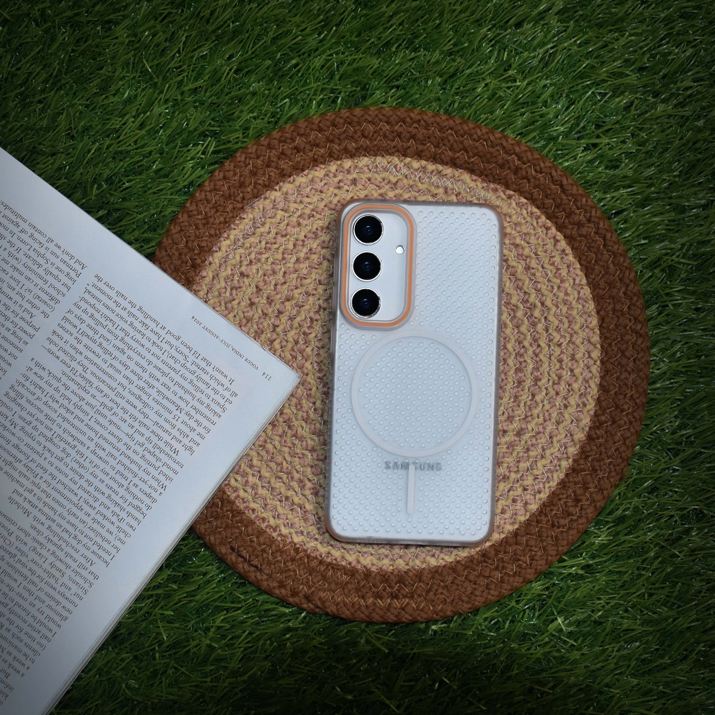 Grid Mesh Cooling MagSafe Case - Galaxy