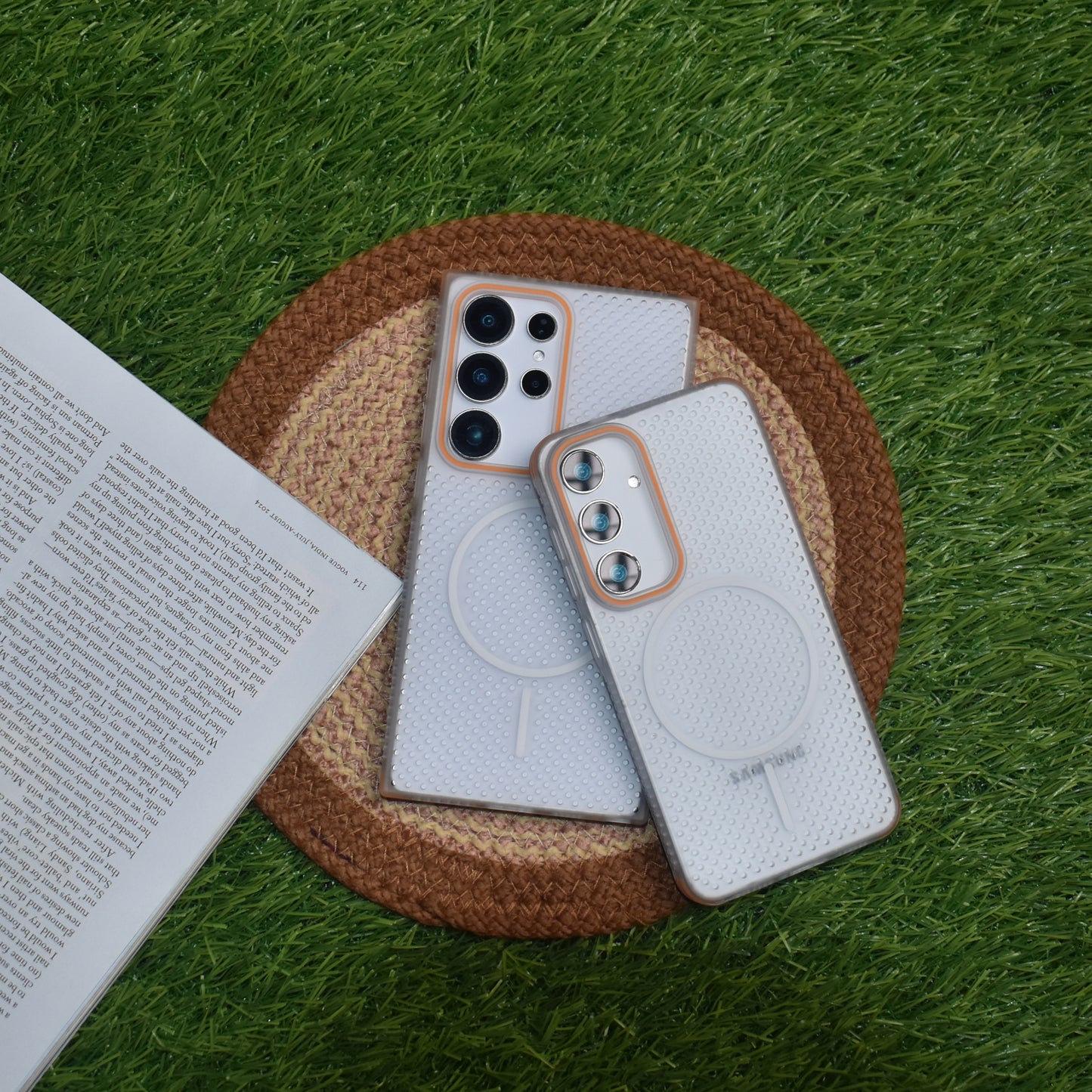 Grid Mesh Cooling MagSafe Case - Galaxy