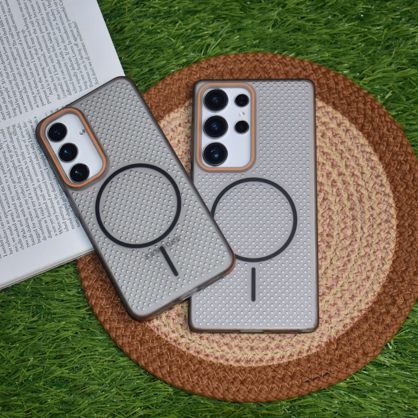 Grid Mesh Cooling MagSafe Case - Galaxy