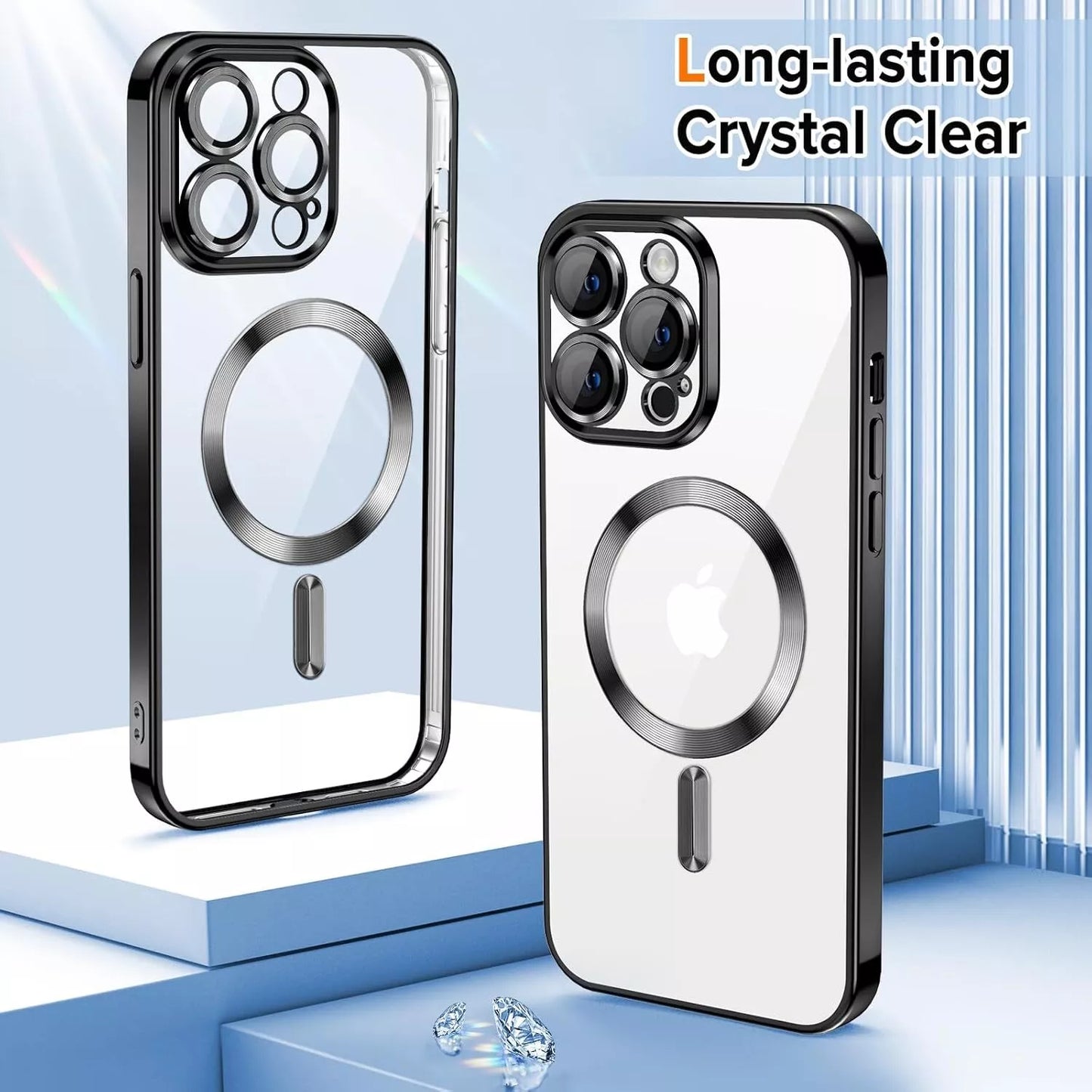 iPhone 16 Series - Electroplating Glitter MagSafe Case