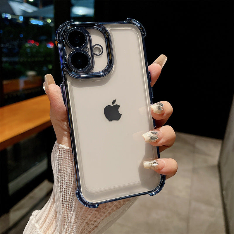 iPhone 16 Crystal Edge Transparent Bumper Case