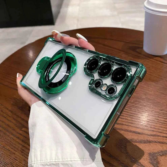Electroplated Metal Ring Stand Case