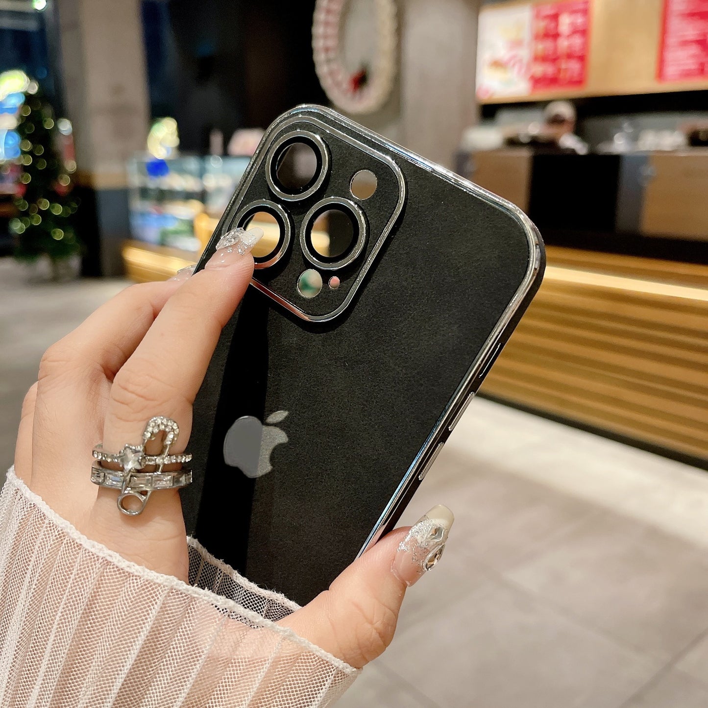 Electroplated Lambskin Protective Case