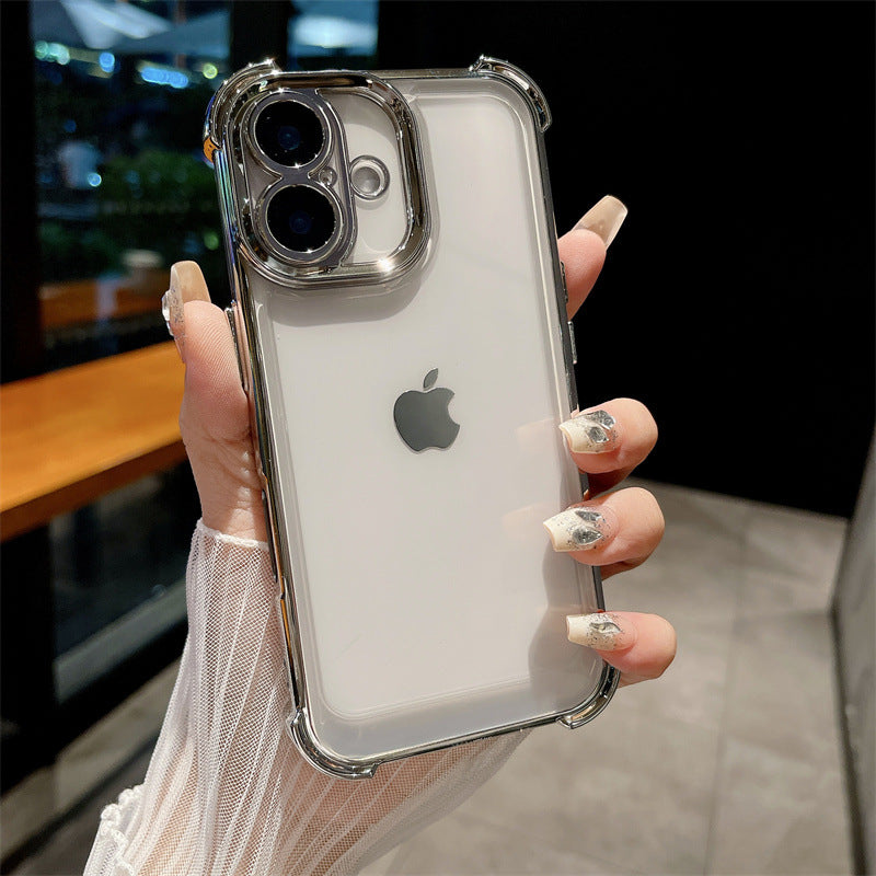iPhone 16 Crystal Edge Transparent Bumper Case