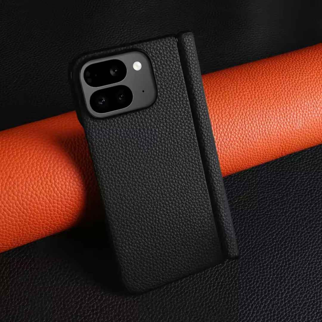 Google Pixel 9 Pro - Capa Protective Genuine Leather Case