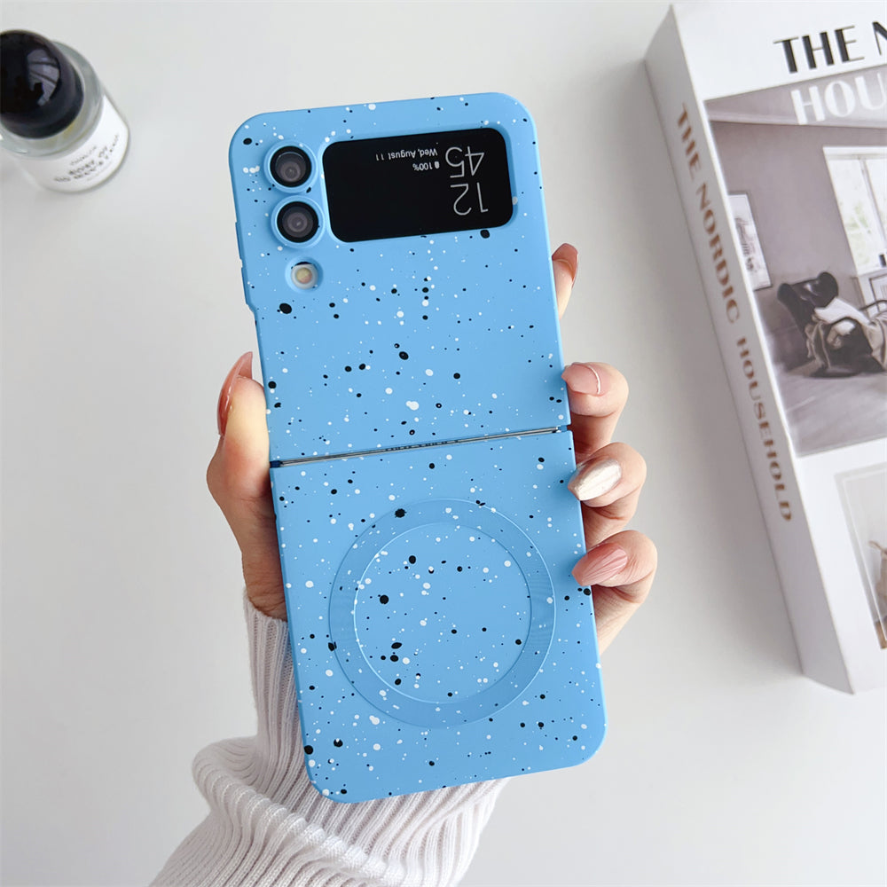 Galaxy Z Flip Series - Magnetic Fashion Ink Matte Case