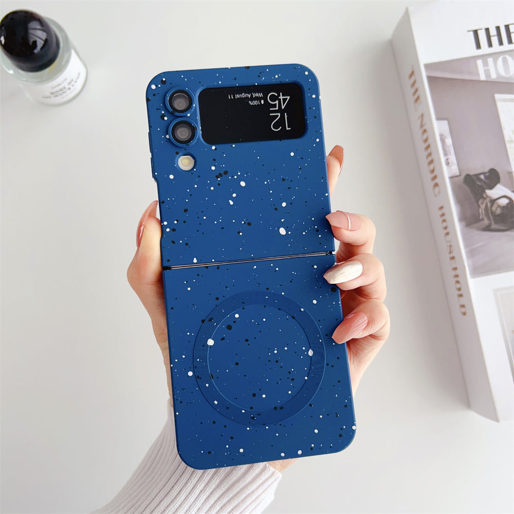 Galaxy Z Flip Series - Magnetic Fashion Ink Matte Case