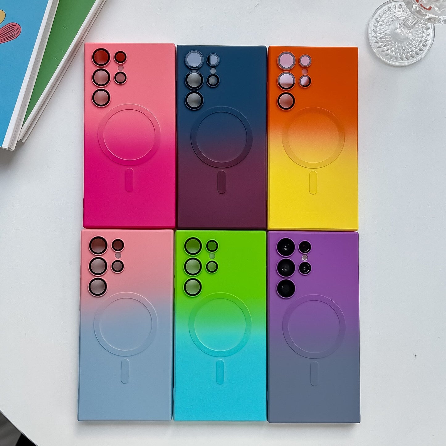 S23 Series - Silicone Gradient Color Phone Case