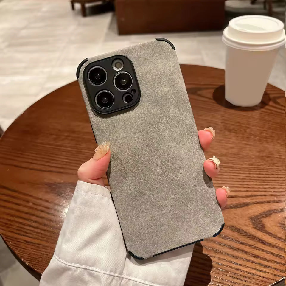 iPhone 13 Series - Suede Leather Case