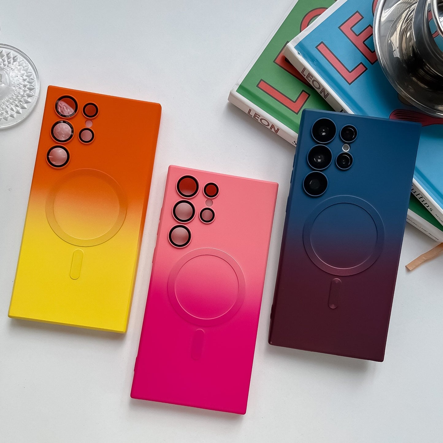 S23 Series - Silicone Gradient Color Phone Case