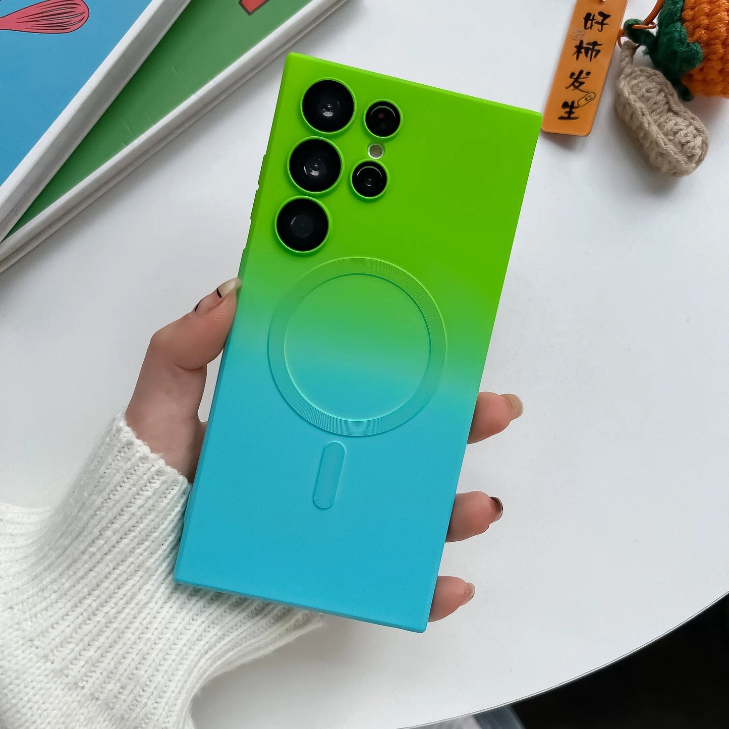 S23 Series - Silicone Gradient Color Phone Case