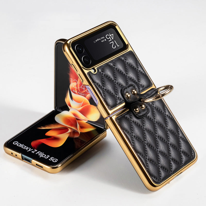 Galaxy Z Flip Series - Luxury Leather Case