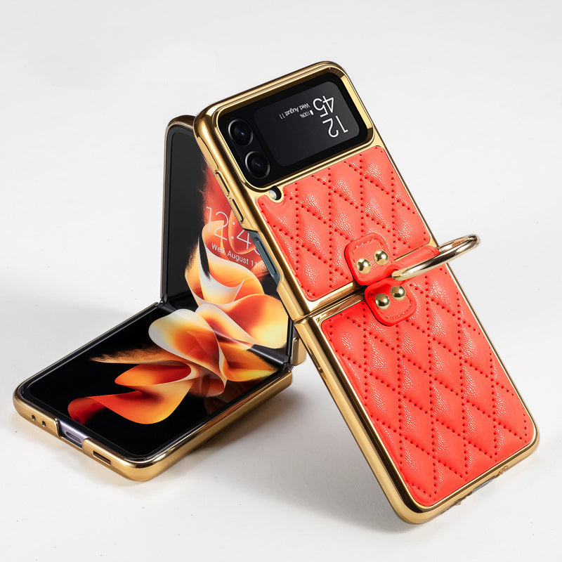 Galaxy Z Flip Series - Luxury Leather Case