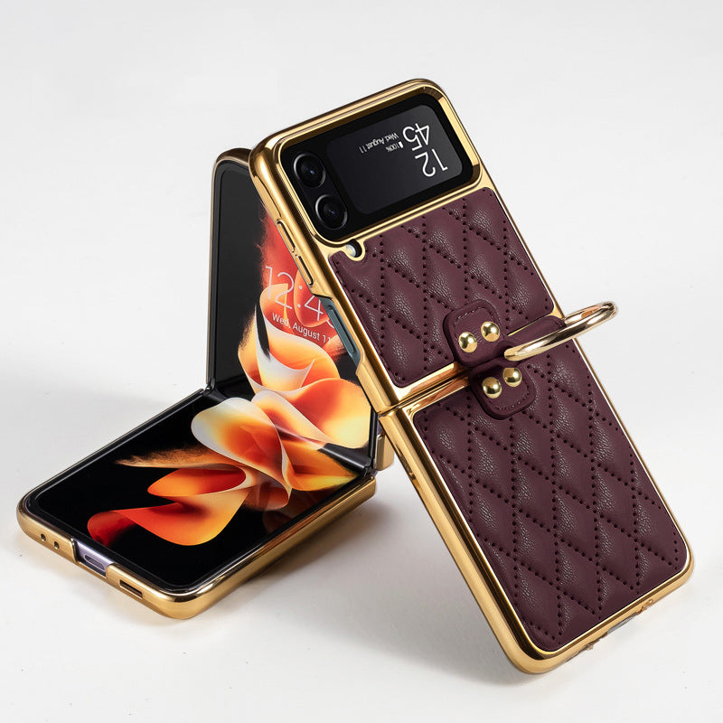 Galaxy Z Flip Series - Luxury Leather Case