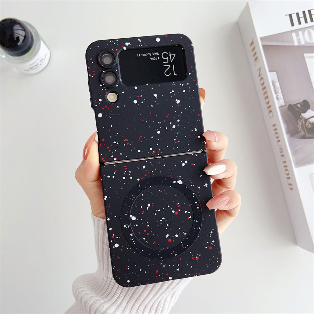 Galaxy Z Flip Series - Magnetic Fashion Ink Matte Case