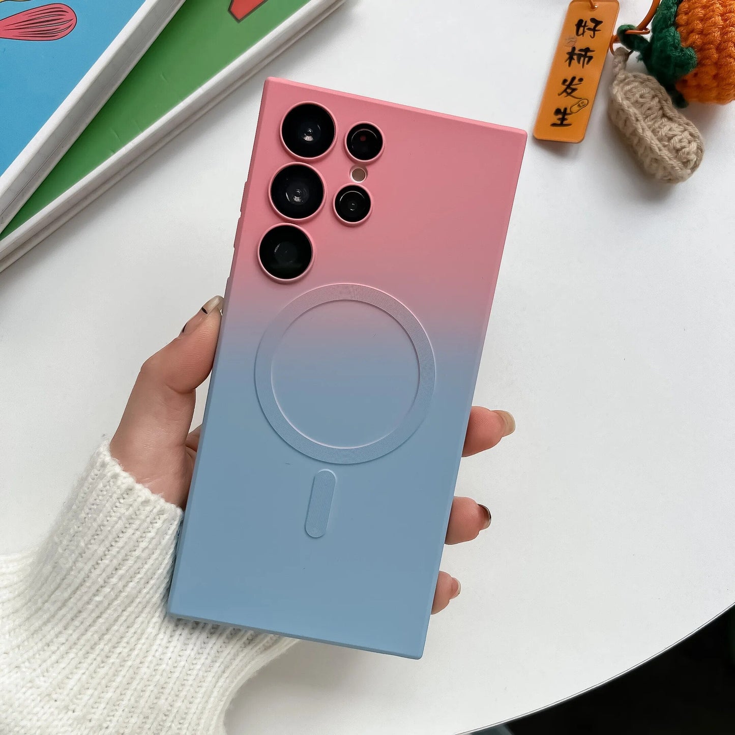 S23 Series - Silicone Gradient Color Phone Case