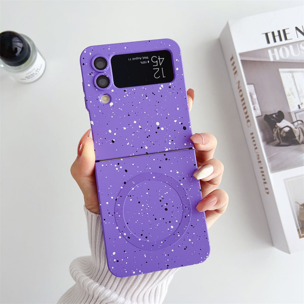 Galaxy Z Flip Series - Magnetic Fashion Ink Matte Case