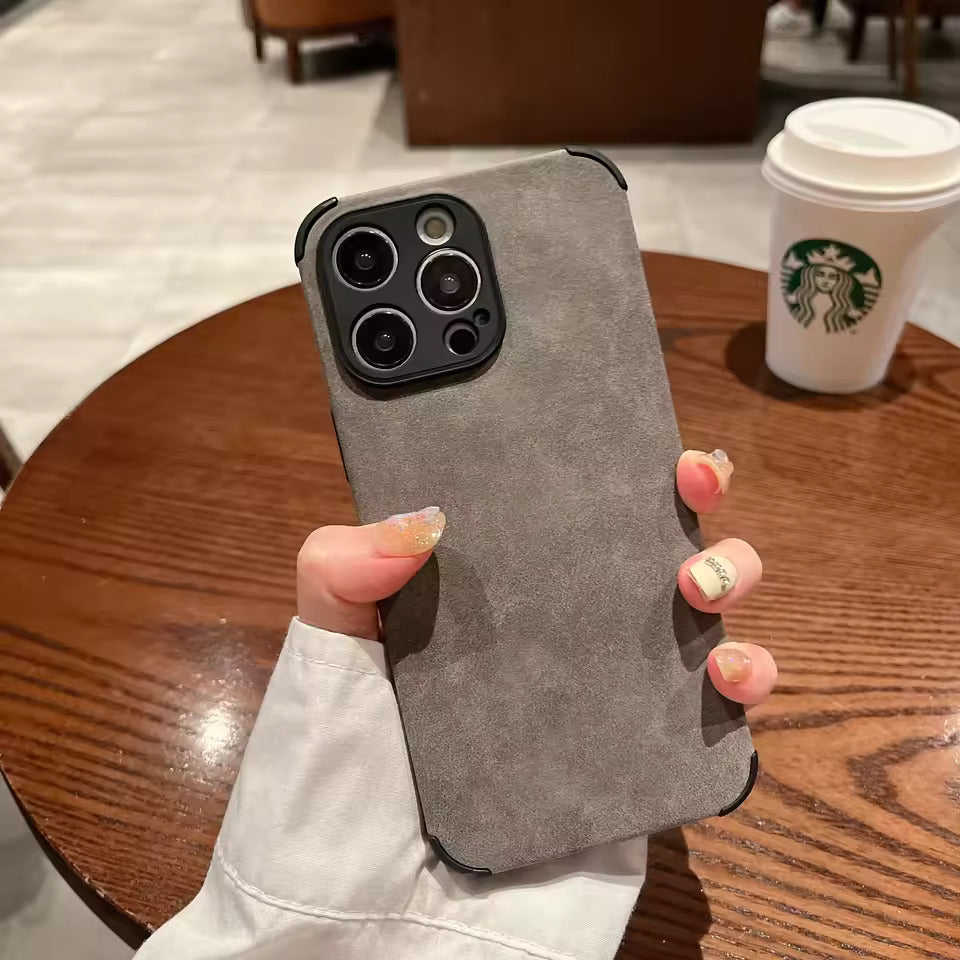 iPhone 13 Series - Suede Leather Case
