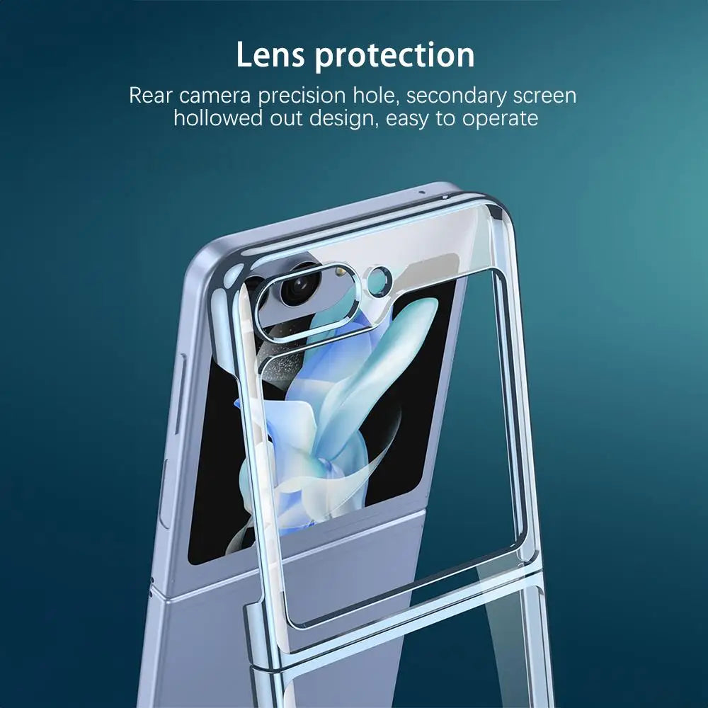 Galaxy Z Flip 5 - Luxury Glitter Transparent Case