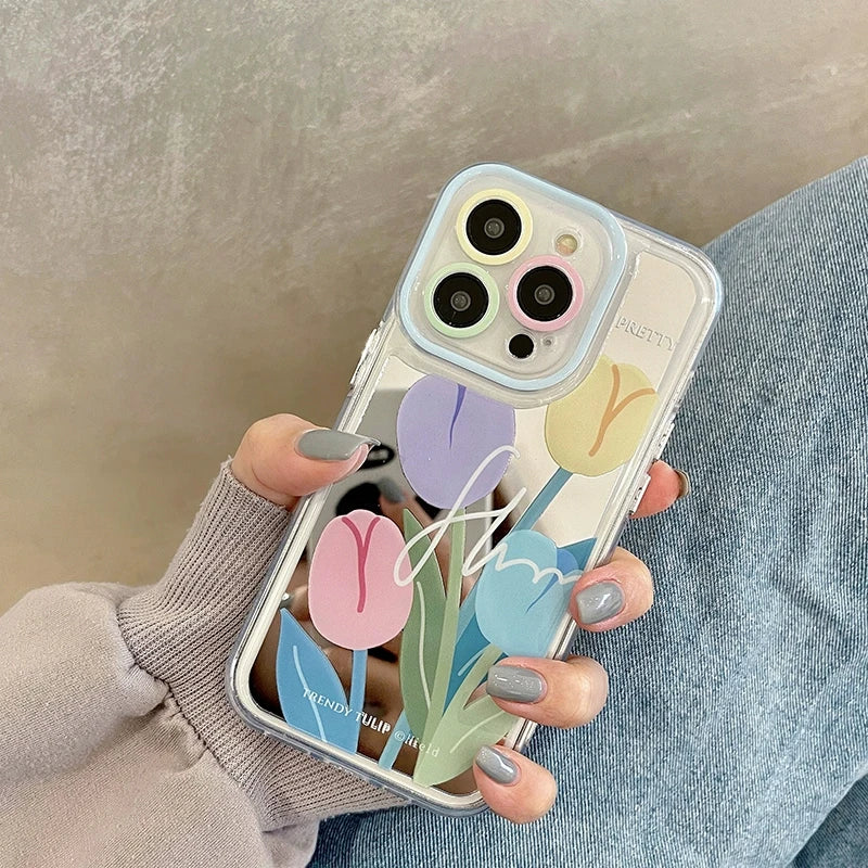 Tulip Floral Case -iPhone