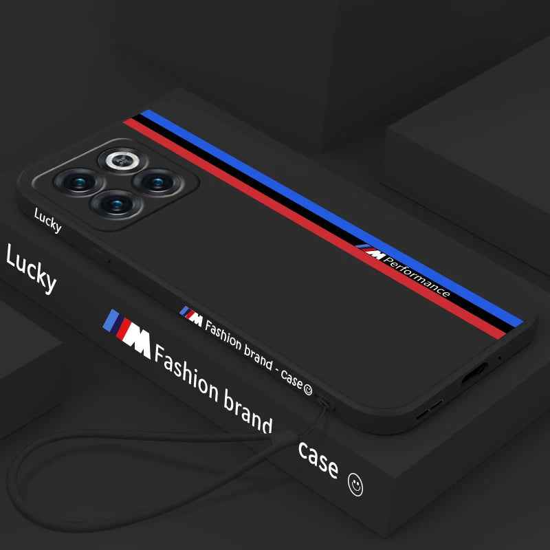 OnePlus Series  - Fashionable Silicone Straight Side Track Case