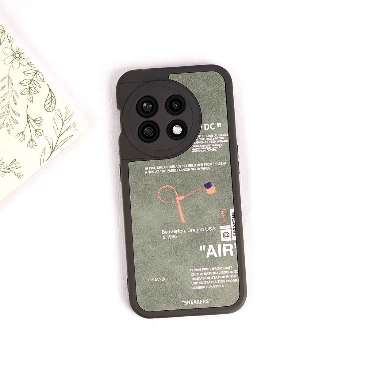 OnePlus Series - Suede Leather Case With Shoelace Design