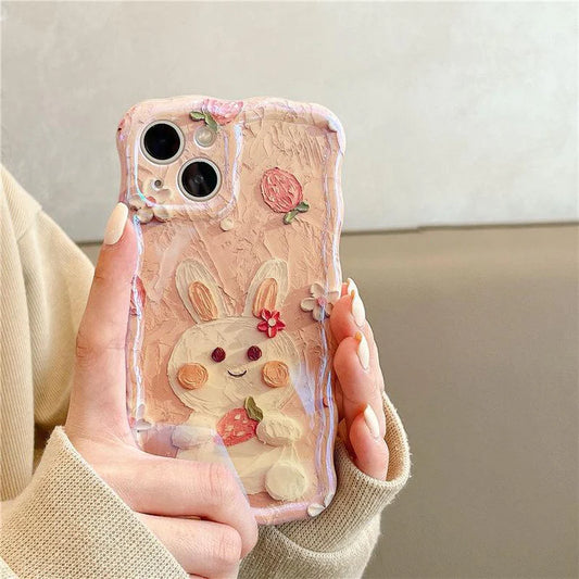 Twisted Frame Rabbit Case - iPhone